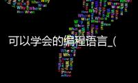 可以学会的编程语言_(学会了编程语言然后能干什么) 
